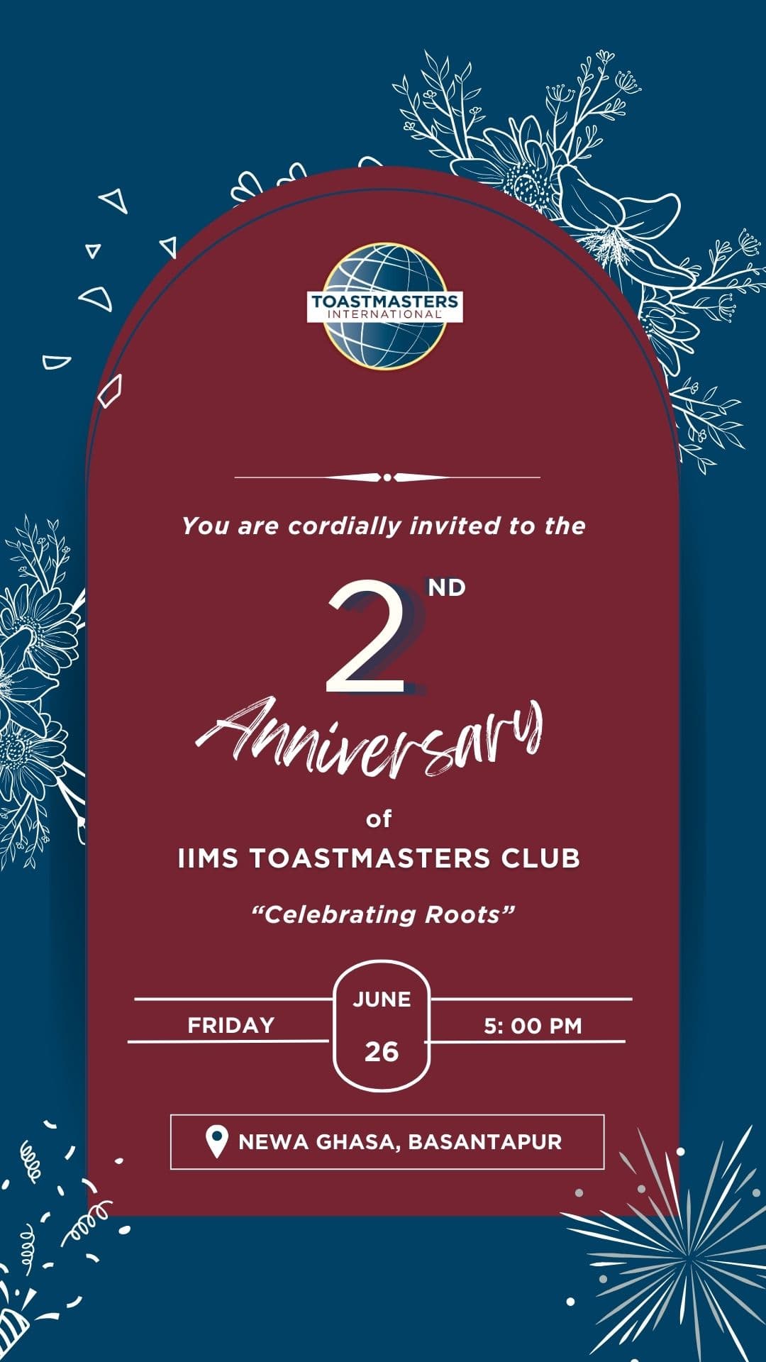 2nd Anniversary Celebration | IIMS Toastmasters Club