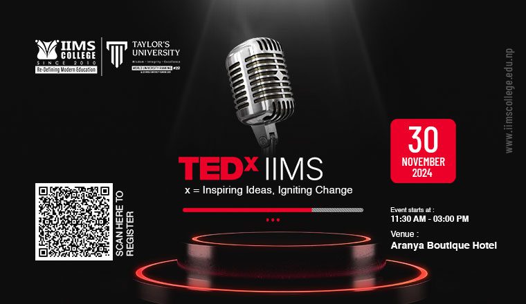 IIMS College Hosts TEDxIIMS On The Theme “Inspiring Ideas, Igniting Change”