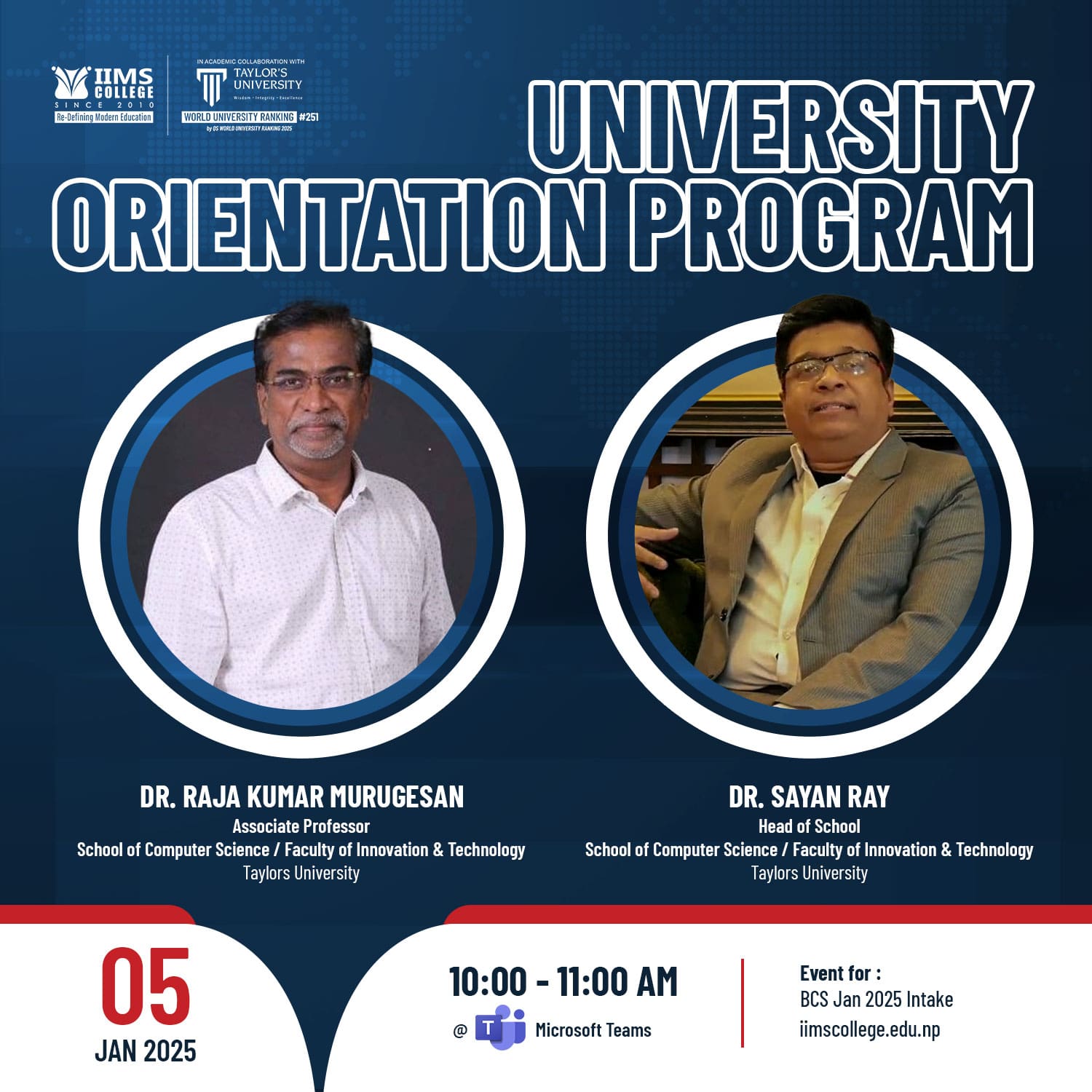 BCS University Orientation Program