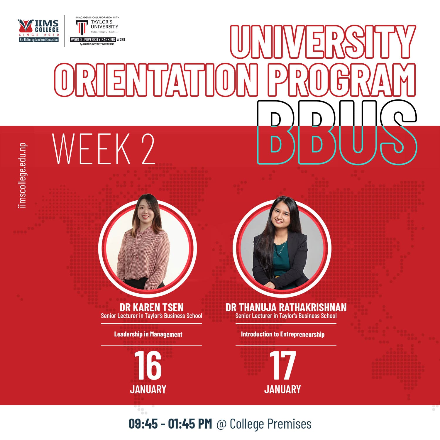 BBUS University Orientation Program - Week 2