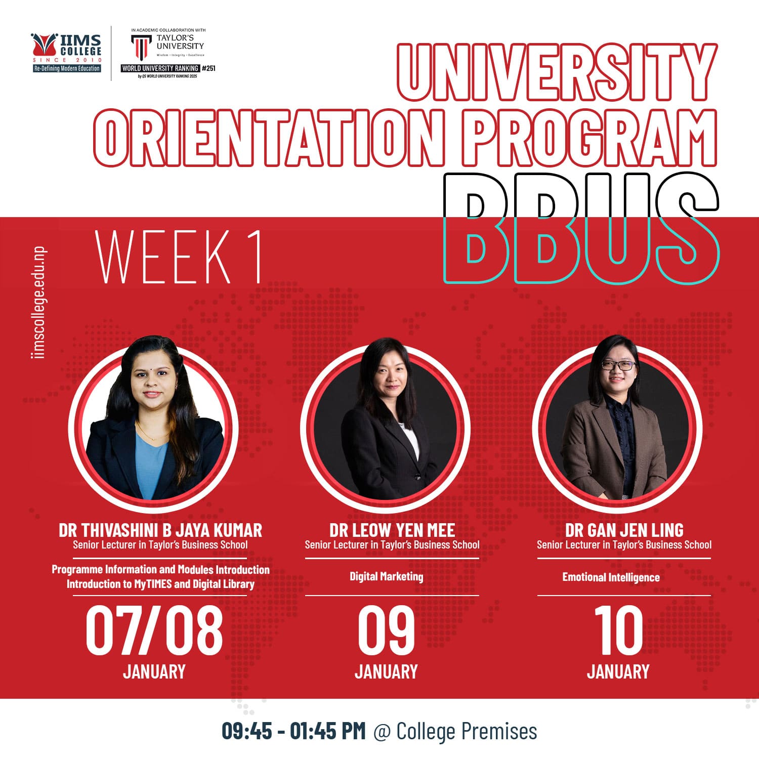 BBUS University Orientation Program - Week 1