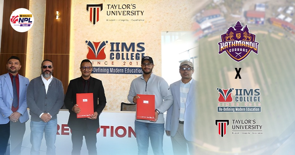 Kathmandu Gorkhas x IIMS College: Educational Partnership Marks an Engaging Start to NPL Season 2