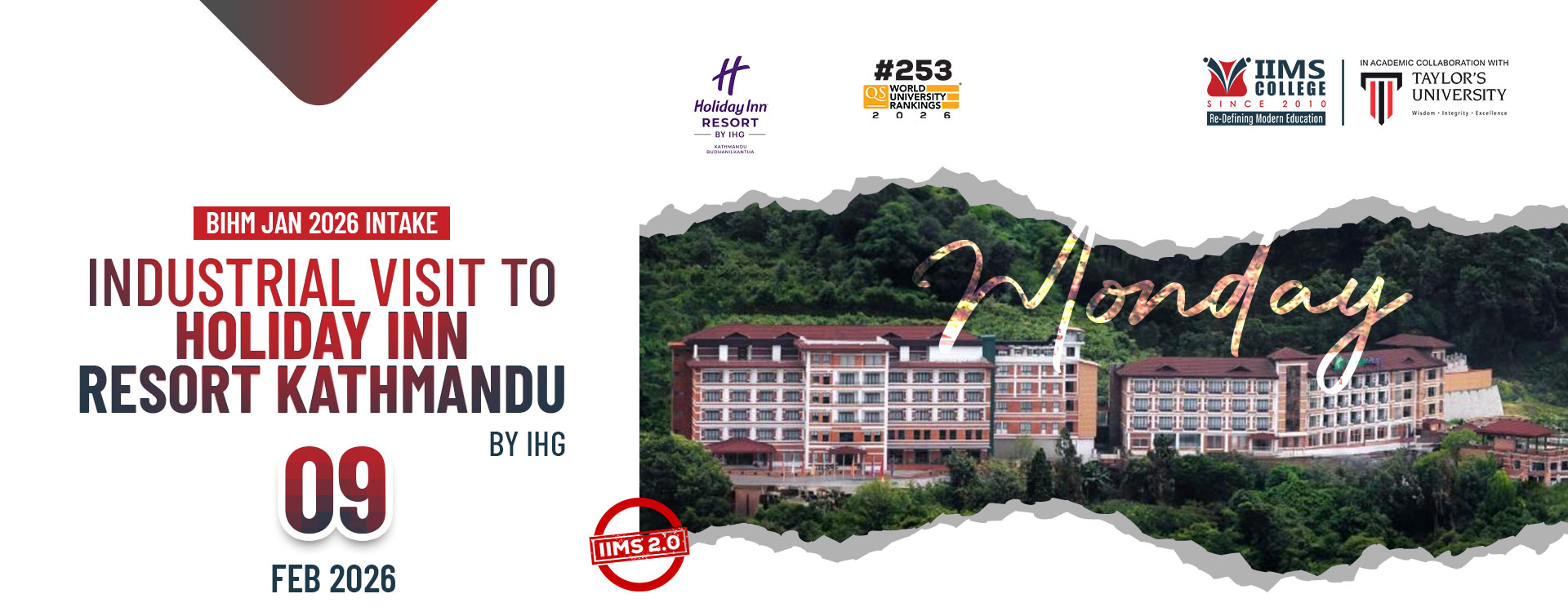 Industrial Visit to Holiday Inn Resort Kathmandu Budhanilkantha by IHG