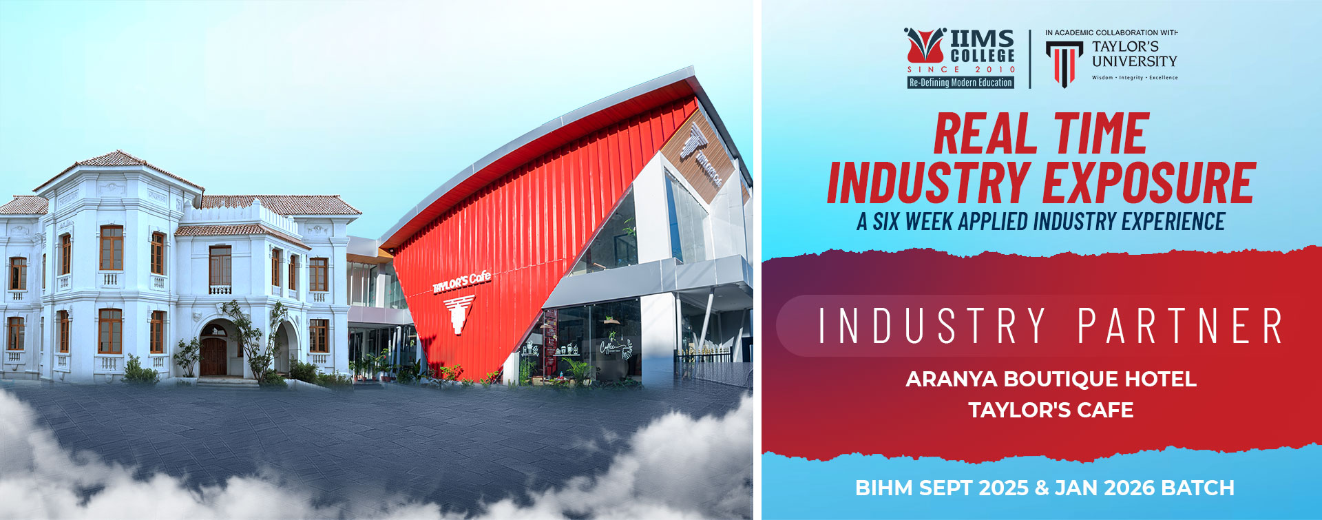 BIHM Students Experience Real Hospitality Operations at Aranya Boutique Hotel and Taylor’s Cafe