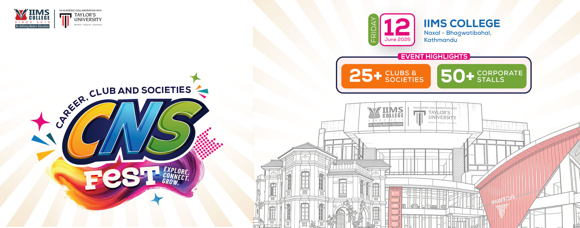 CNS Fest 2026 to Showcase 25+ Clubs and 50+ Corporate Stalls: Where Ideas, Opportunities & Connections Meet